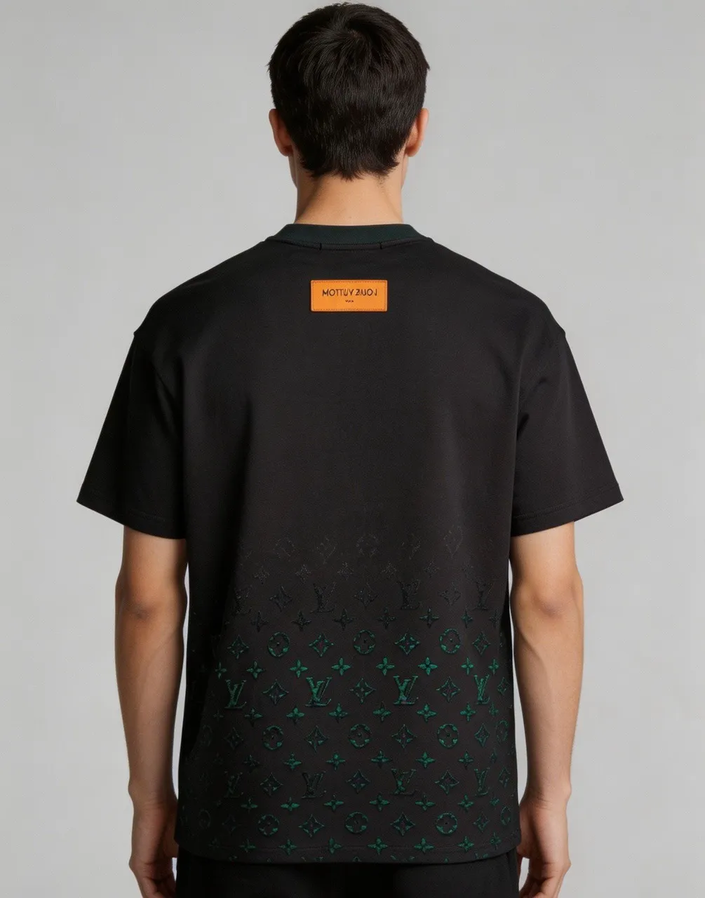 Louis Vuitton/Louis Vuitton 26ss hem presbyopia burnt short sleeves